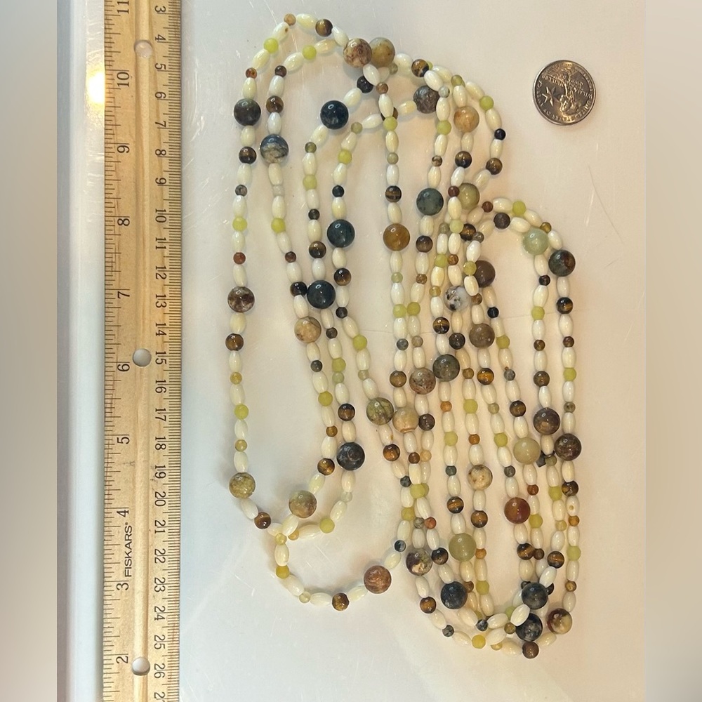 Jay king multi gemstone 100” necklace